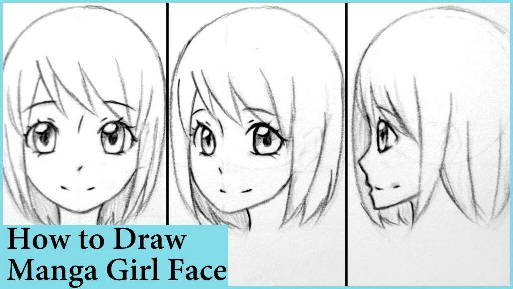 How to Draw Manga Girl Face | Anime Art Amino