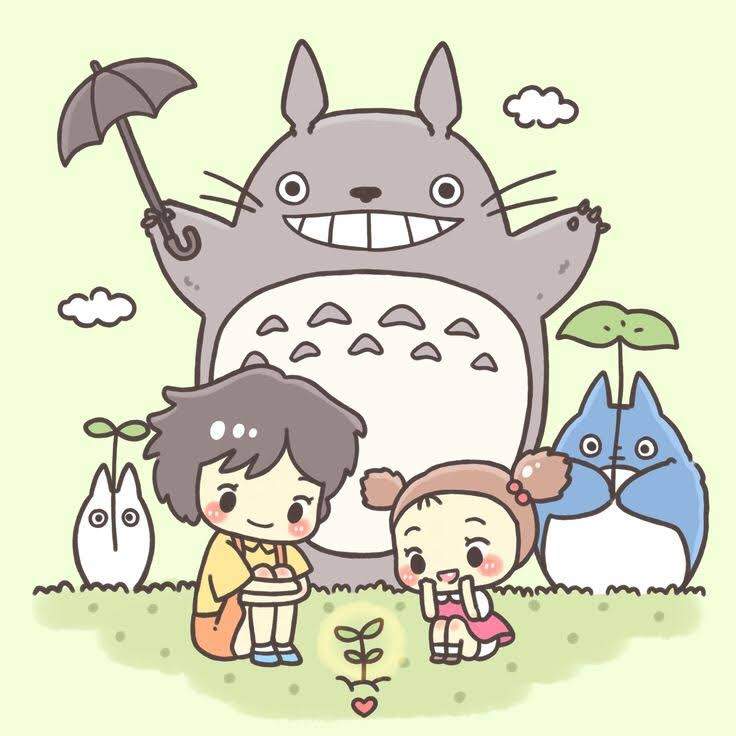 1st Anime Drawing My Neighbor Totoro Anime Amino