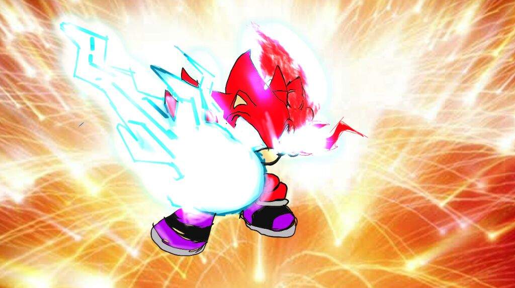 Chaos Flame My Oc In Chaos Form Sonic The Hedgehog Amino