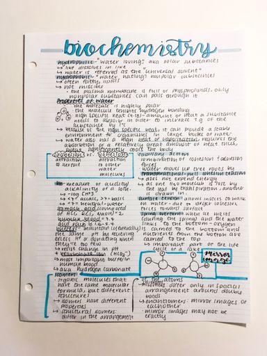 Biochemistry Notes, and a Pep Talk! | Studying Amino Amino