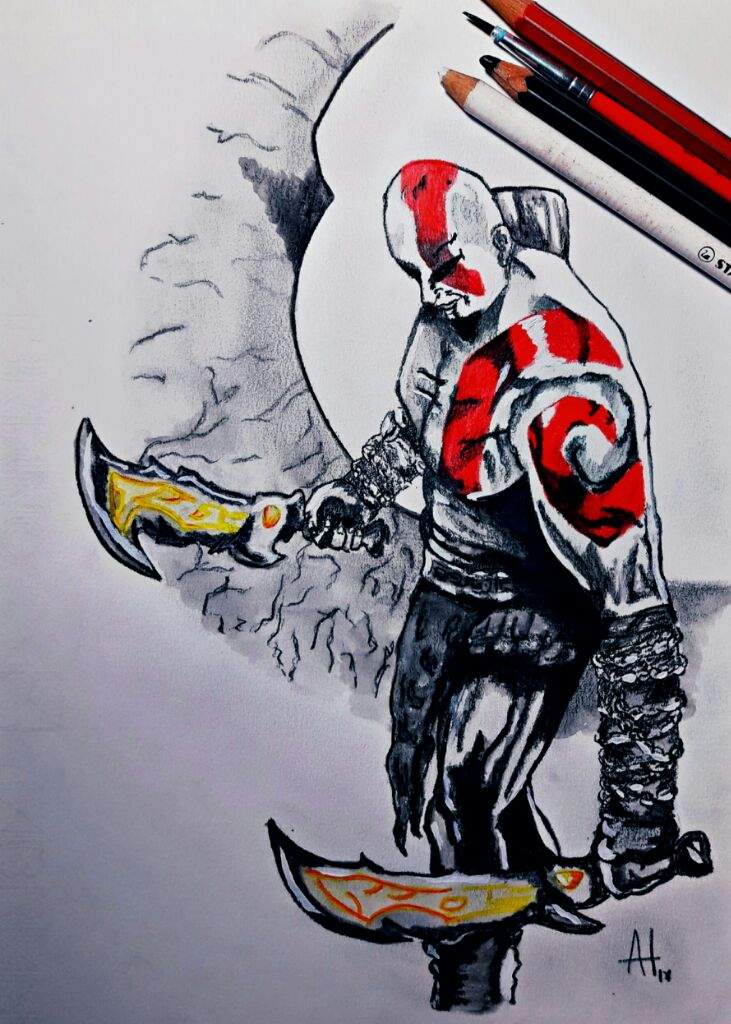 Kratos lápices acuarelables | •Arte Amino• Amino