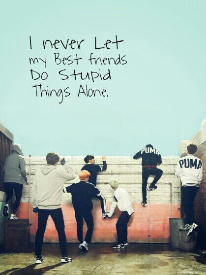 Best Friend's Qoute #1 (BTS Concepts) | ARMY's Amino