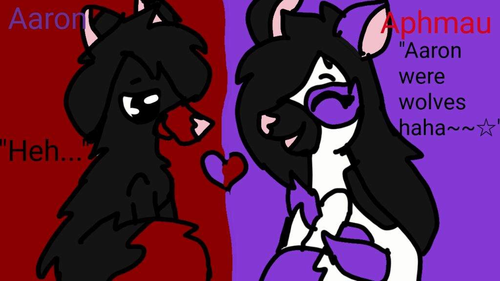 Aaron And Aphmau As Wolves Aphmau Amino 4930