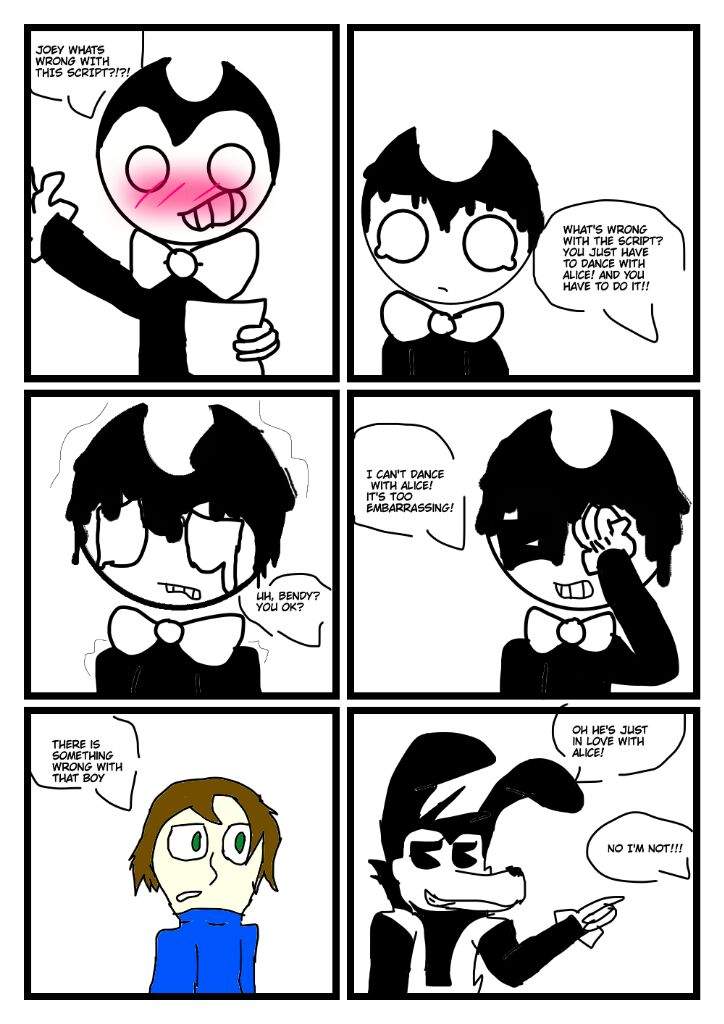 Bendy Comics Part 1234and 5 Bendy And The Ink Machine Amino 1028