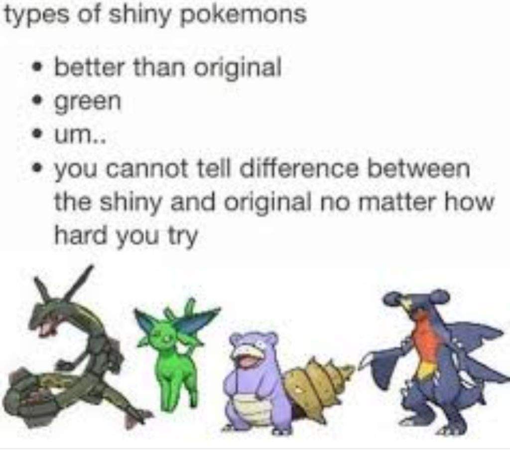 Worst Shiny Pokemon Pokémon Amino