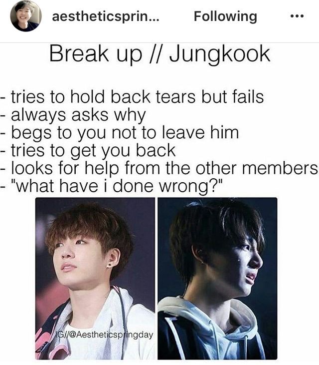 Bts Break Up will Be Like.... | K-Pop Amino