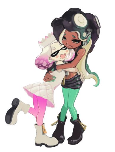 Pearl and Marina meet Marie. | Splatoon Amino