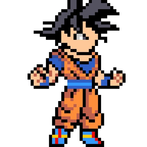 Goku | Pixel Art Amino