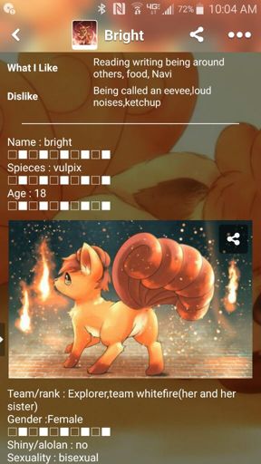 Bright the vulpix | Wiki | Pokemon Mystery Dungeon Amino