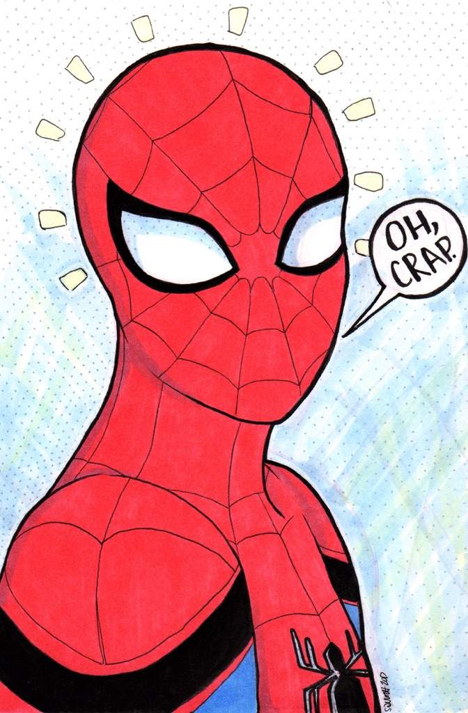 Spiderman Drawing Marvel Amino