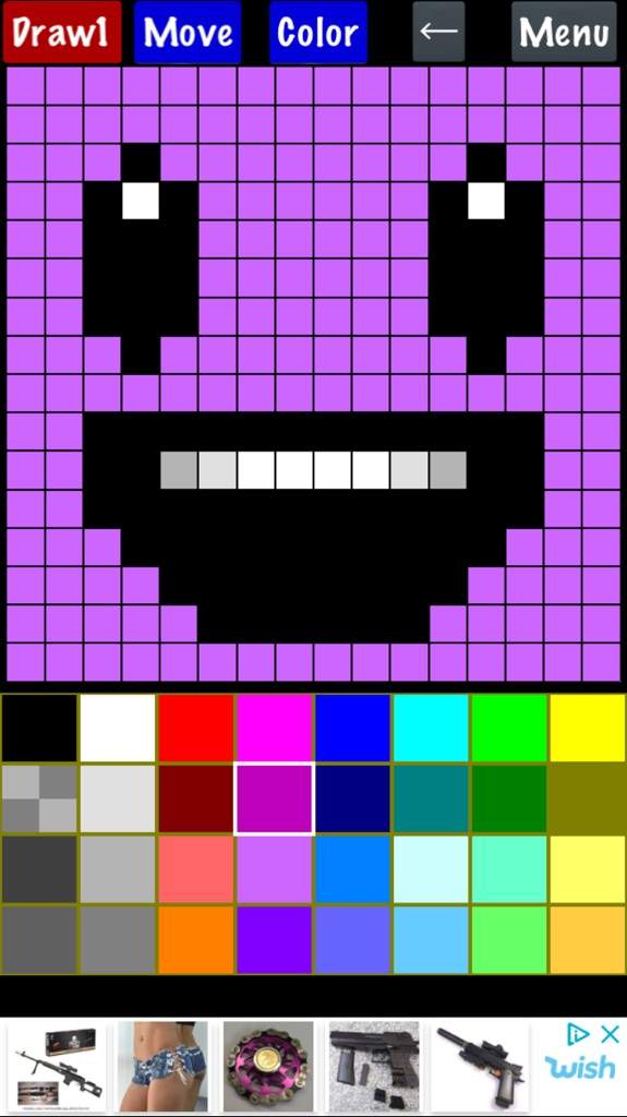 Todd The Turnip Face Pixel Art Roblox Amino - dark purple texture roblox