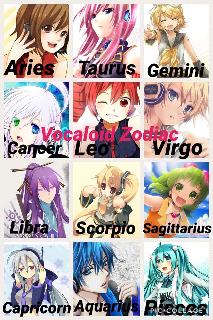 ️Vocaloid Zodiac ️ | Vocaloid Amino