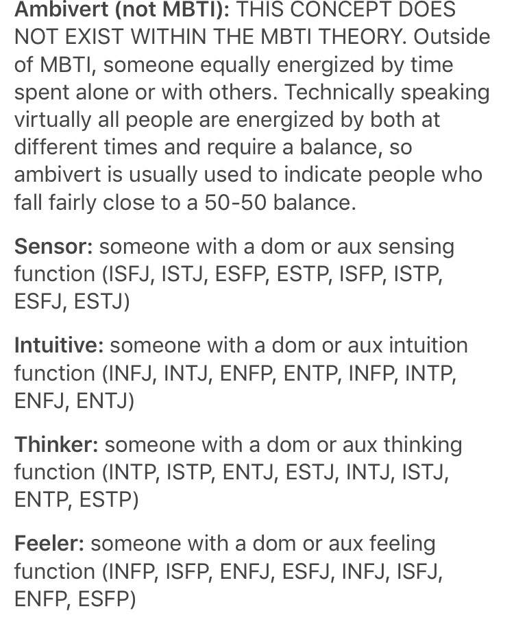 MBTI Glossary | Myers Briggs [MBTI] Amino