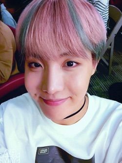 Hobi with Pink-blue Hair!! | ARMY's Amino
