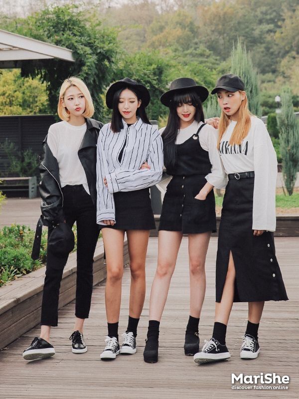  Black  White  Outfit Inspiration Part 2 Korean Fashion  Amino