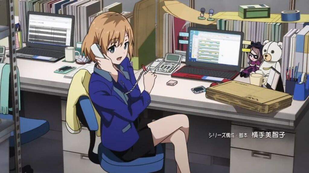 Women at work anime