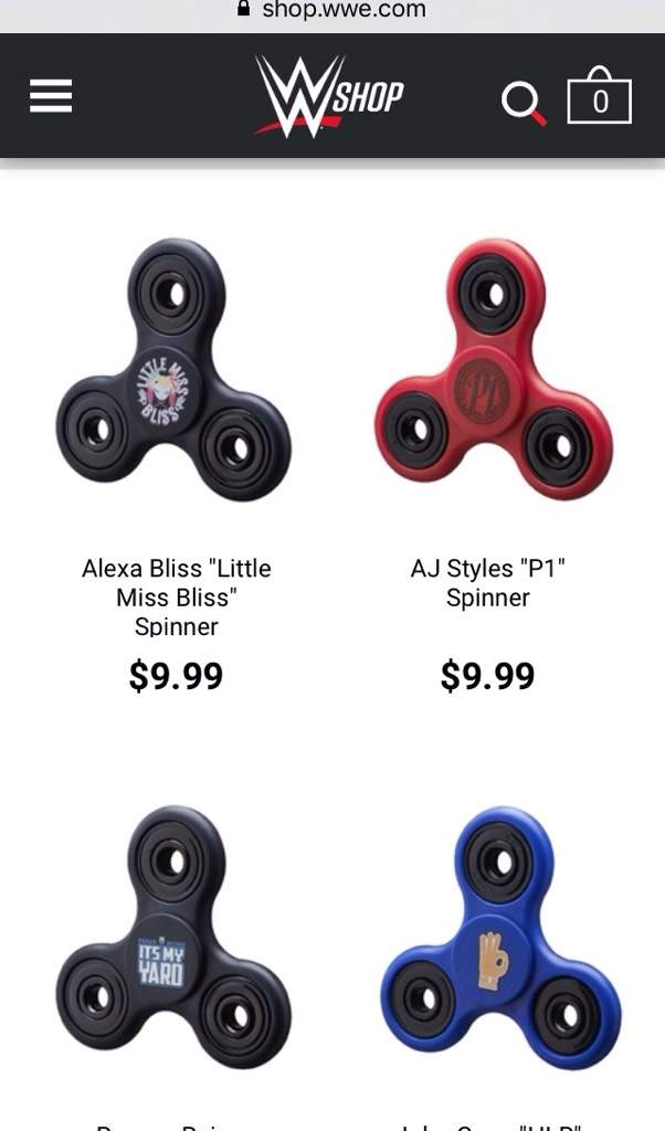 wwe fidget spinner