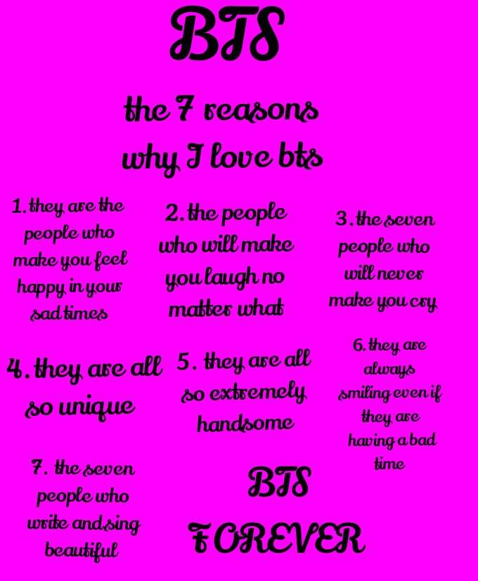 7 reasons why i love you