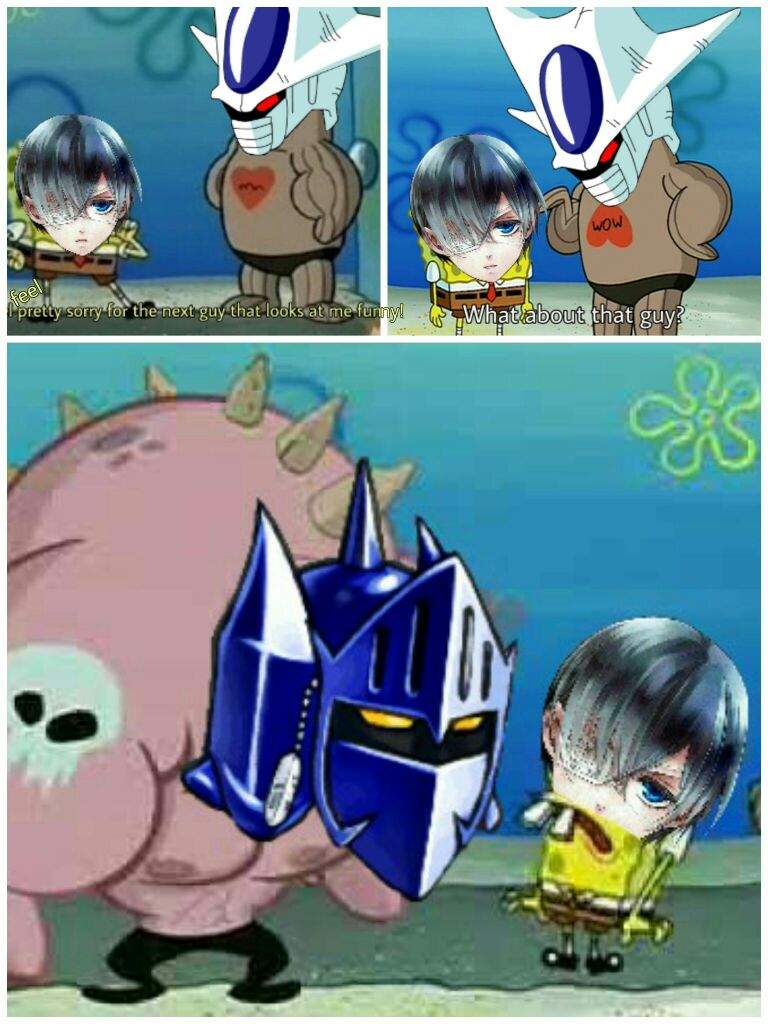 Ciel Phantomhive And Kevin Mask Meme Anime Amino