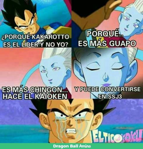 Jaja vegeta da asco, (es mentira eh) | DRAGON BALL ESPAÑOL Amino