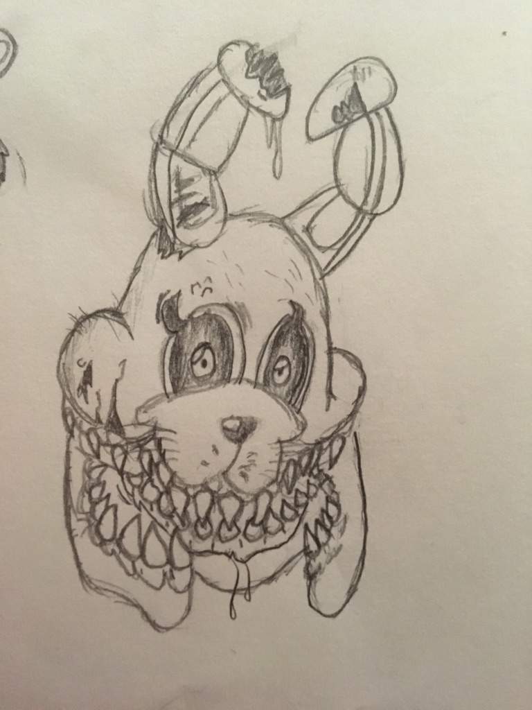 Twisted bonnie drawing | Five Nights At Freddy's Amino