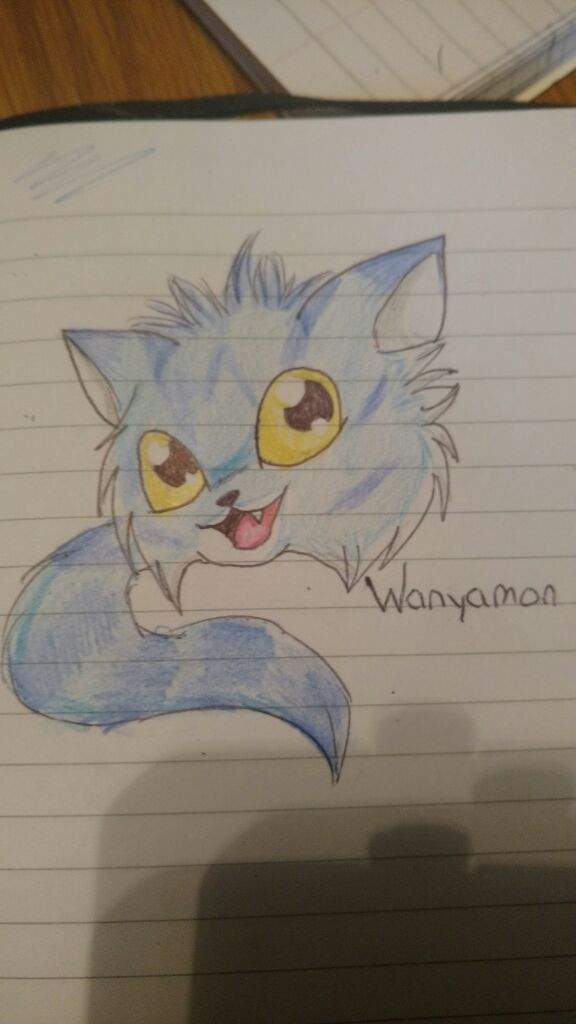 Wanyamon drawing | Digimon Amino