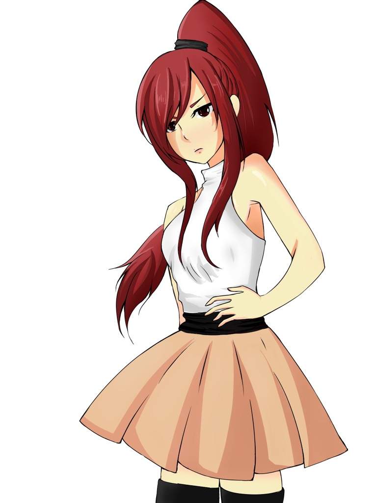Erza Scarlet || Drawing Process | Anime Amino