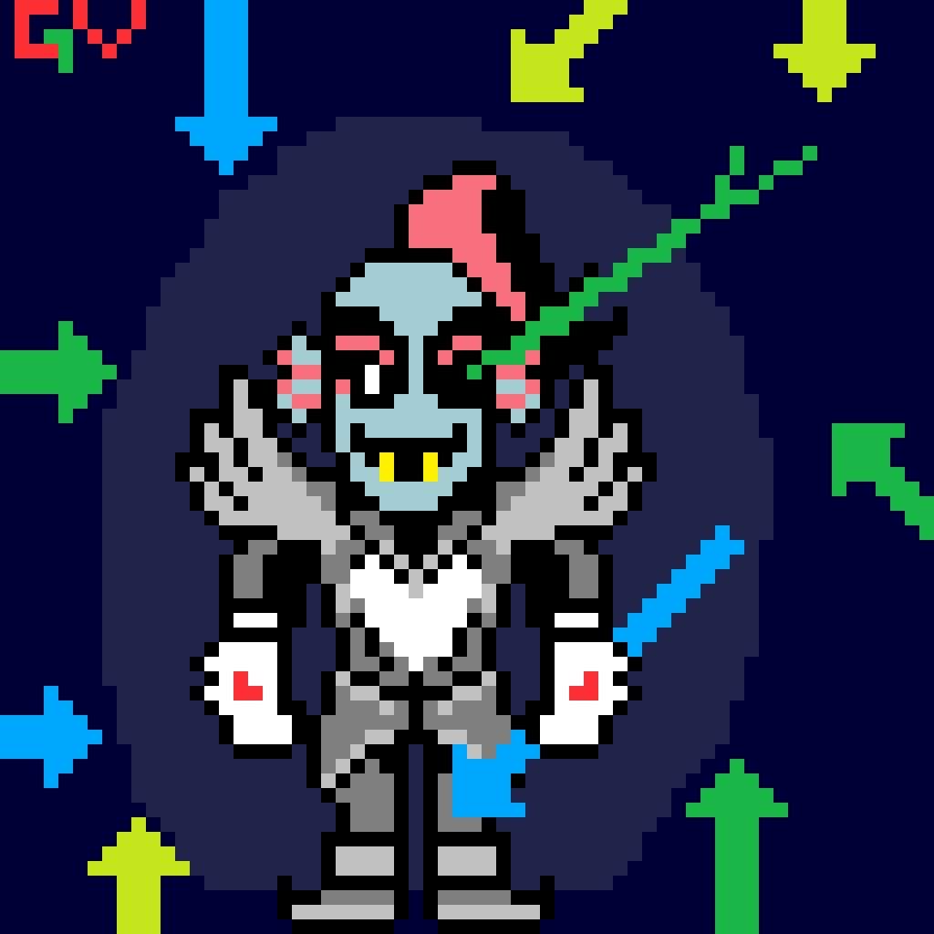 Pixel Art Of Undyne The Undying I Made Undertale Amino