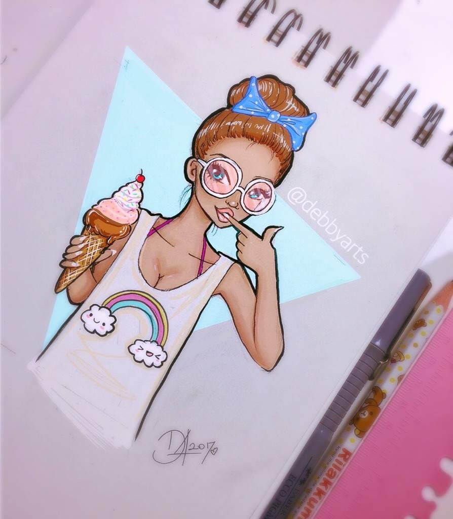 Icecream Girl Drawing Amino