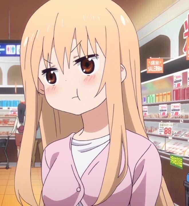 Anime girl face meme