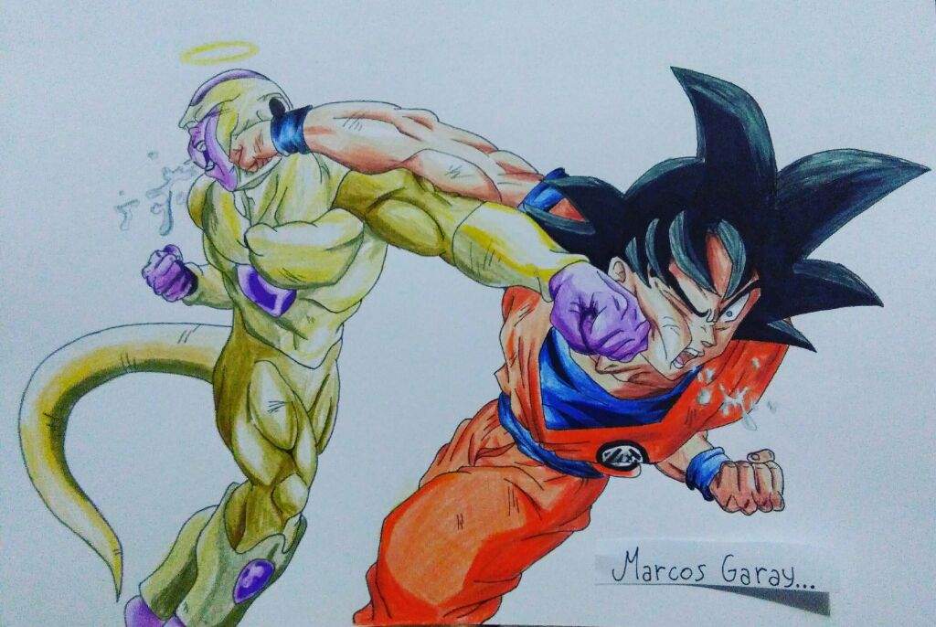 Terminado Goku vs Freezer ???? | •Arte Amino• Amino