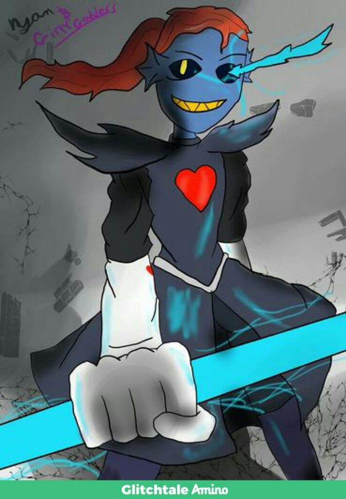 Undyne the Undying ( Collab \^0^/ ) | Glitchtale Amino