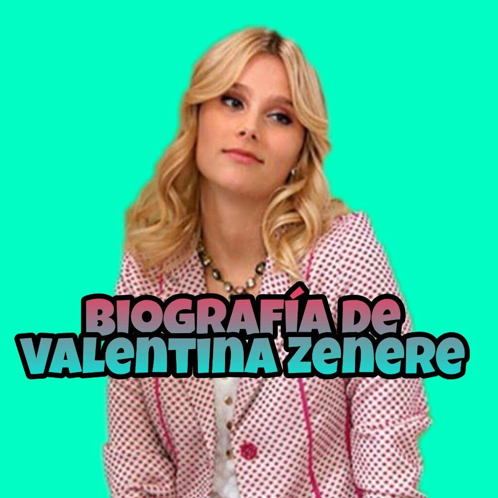 Biografia de Valentina Zenere | CINERIE Amino Una Gran Familia Amino