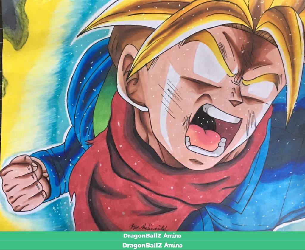 Goku rage. Супер Сайян ярость Транкс. Trunks Rage. Trunks Rage Manga. Trunks Rage back.