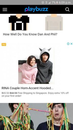 rina horn accent hooded pullover