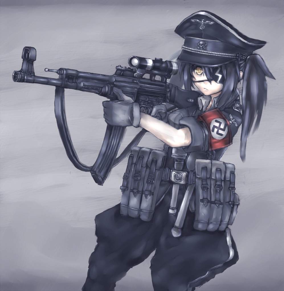 Ww2 Military Anime Girl 