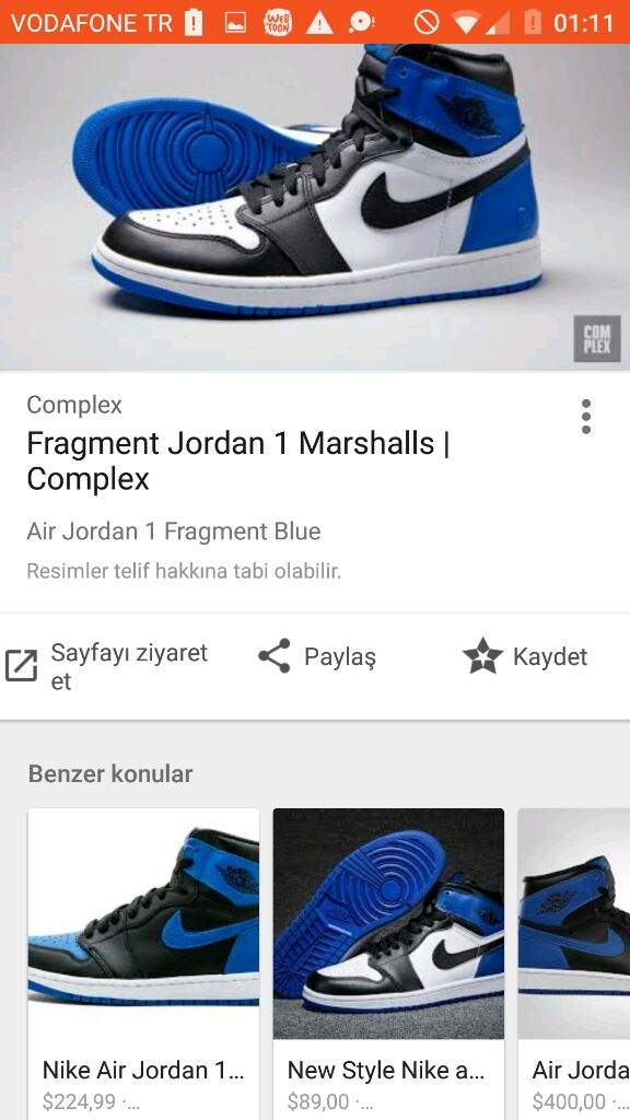 Fragment Jordan 1 Marshalls Complex