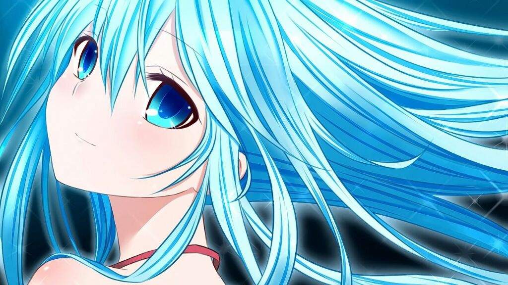 Anime characters with blue hair and stylish clothes - wide 6