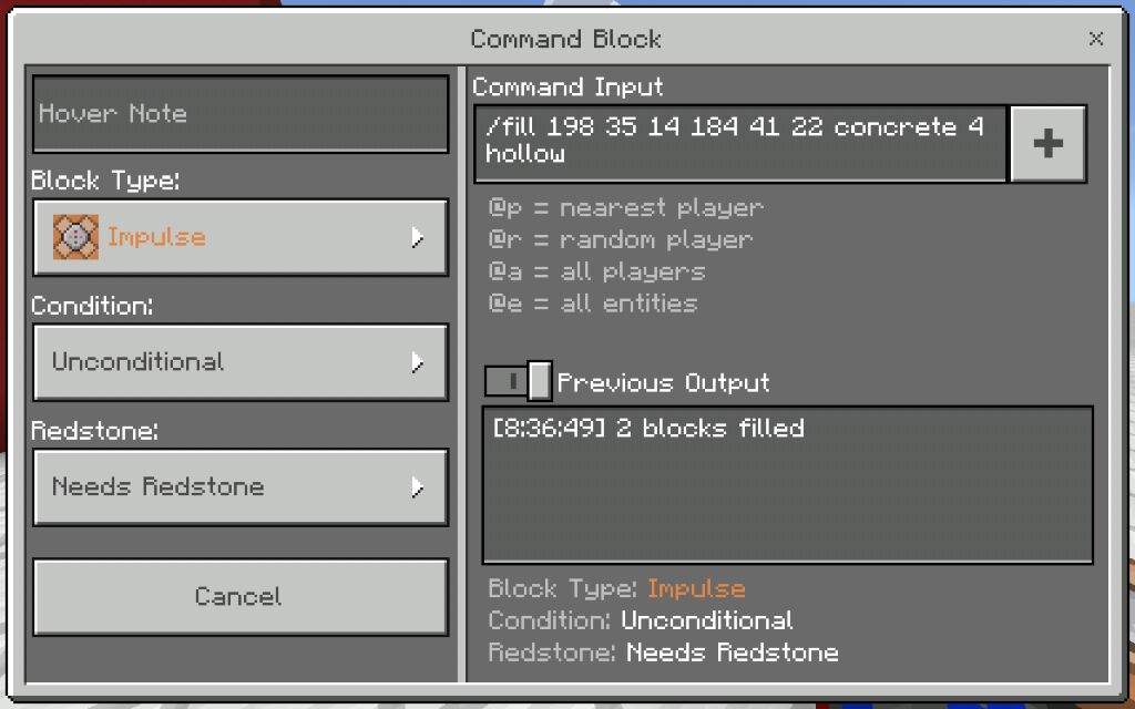How To Use The Fill Command Minecraft Amino