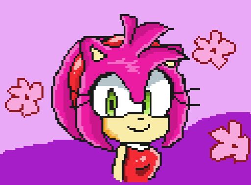 Amy rose pixel art | Sonic the Hedgehog! Amino