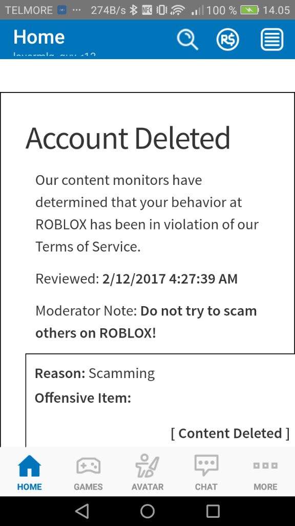 Noooooo Roblox Amino - account deleted roblox 2020 october