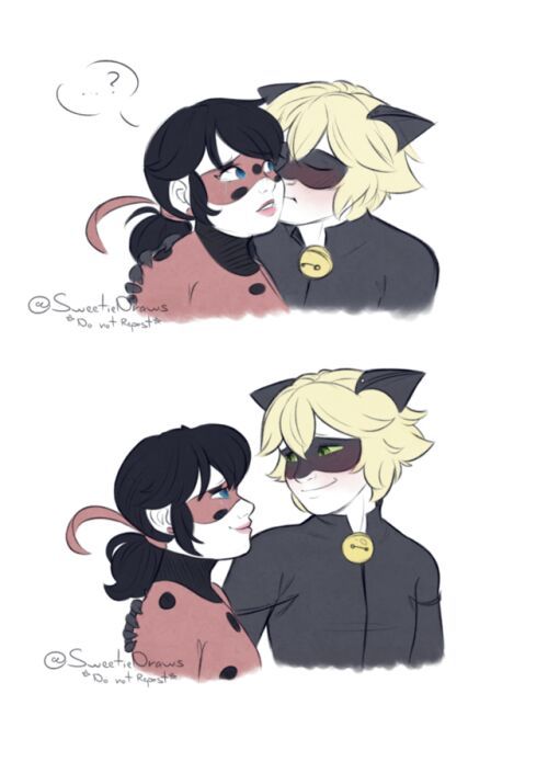 Un Beso ~Ladynoir~ / Cómic / ♡Galletita♡ | •Miraculous Ladybug Español ...