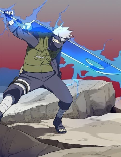 Badass Kakashi with Executioner's Blade Naruto Amino
