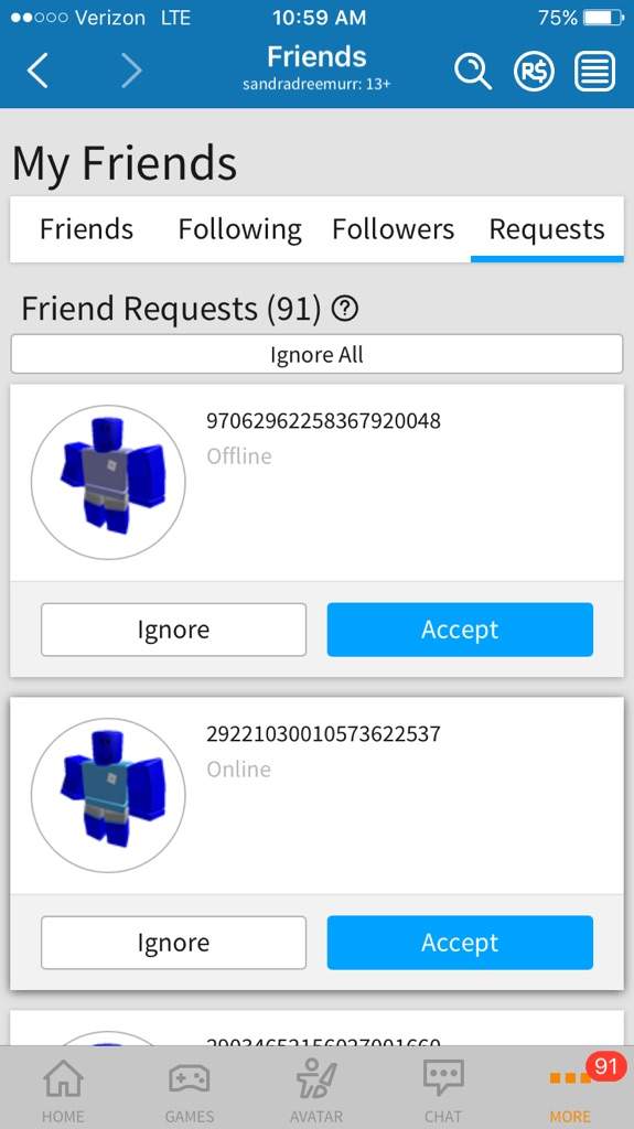 Scam Bots Spamming My Friend Requests Roblox Amino - roblox friend request bot