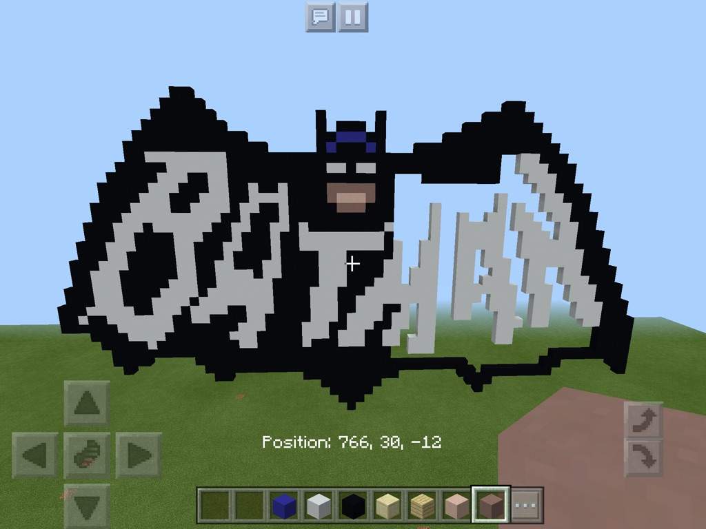 Batman Pixel Art Minecraft Amino