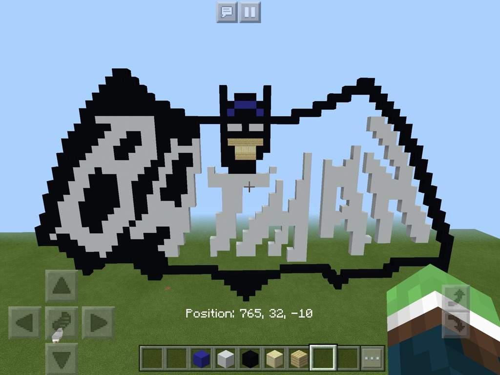 Batman Pixel Art Minecraft Amino