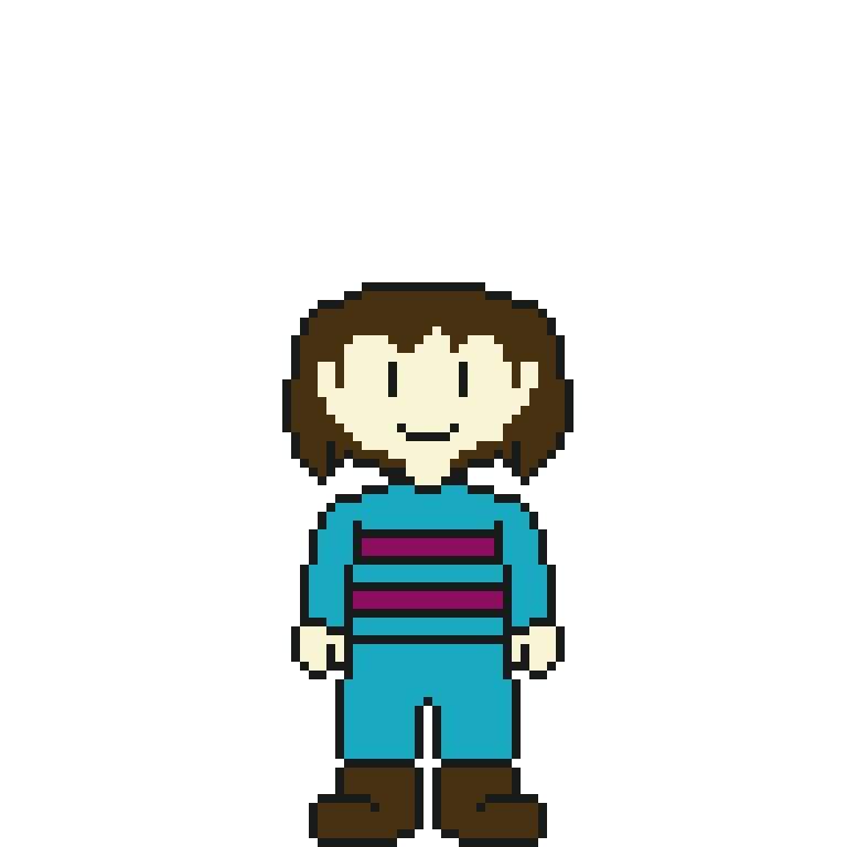 Frisk And Chara Sprites Undertale Aus Amino