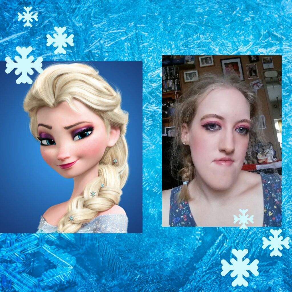 Elsa Makeup Tutorial Disney Frozen Photo.