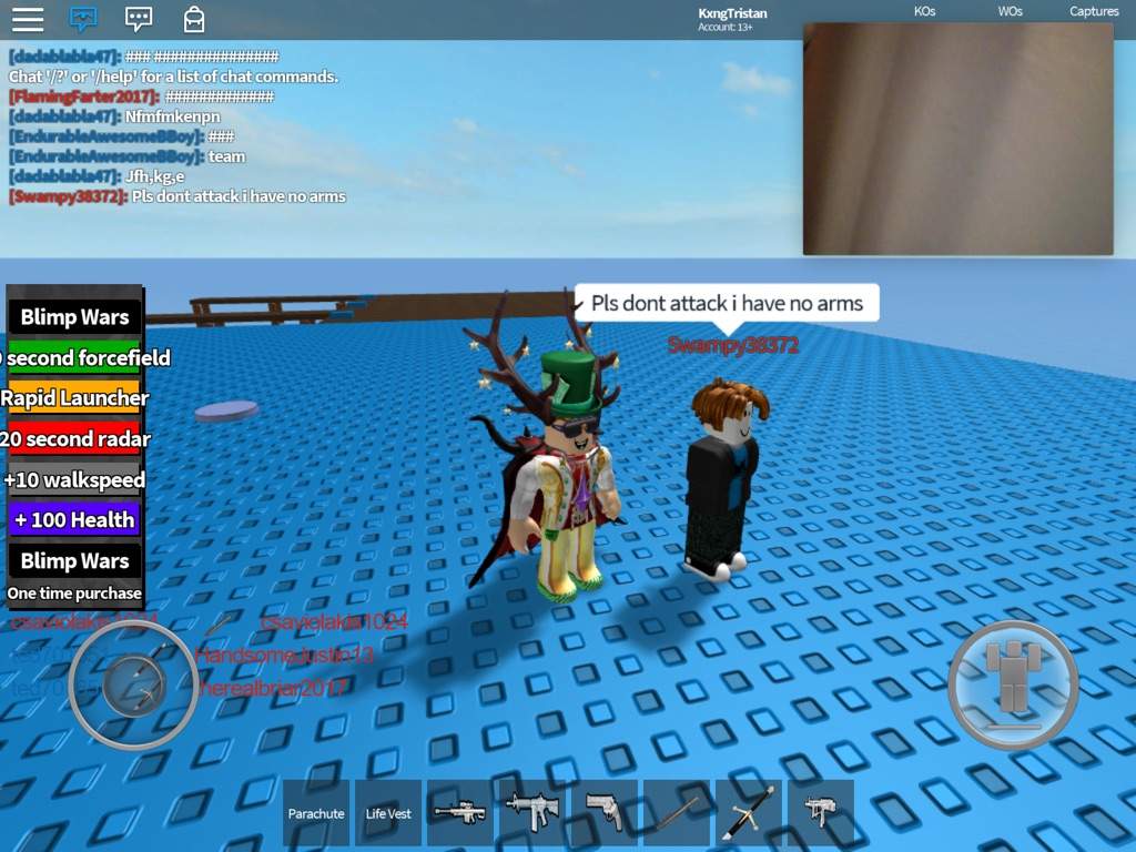 How To Get No Arms In Roblox