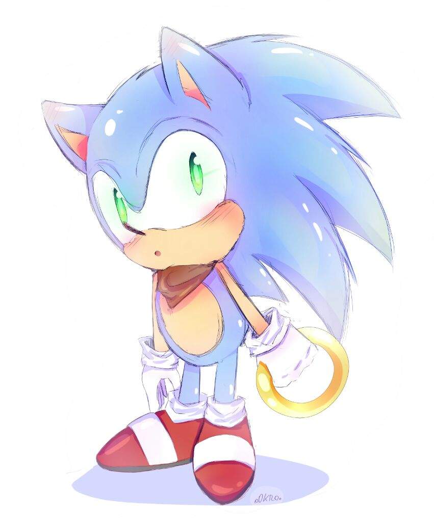 Chibi Sonic.